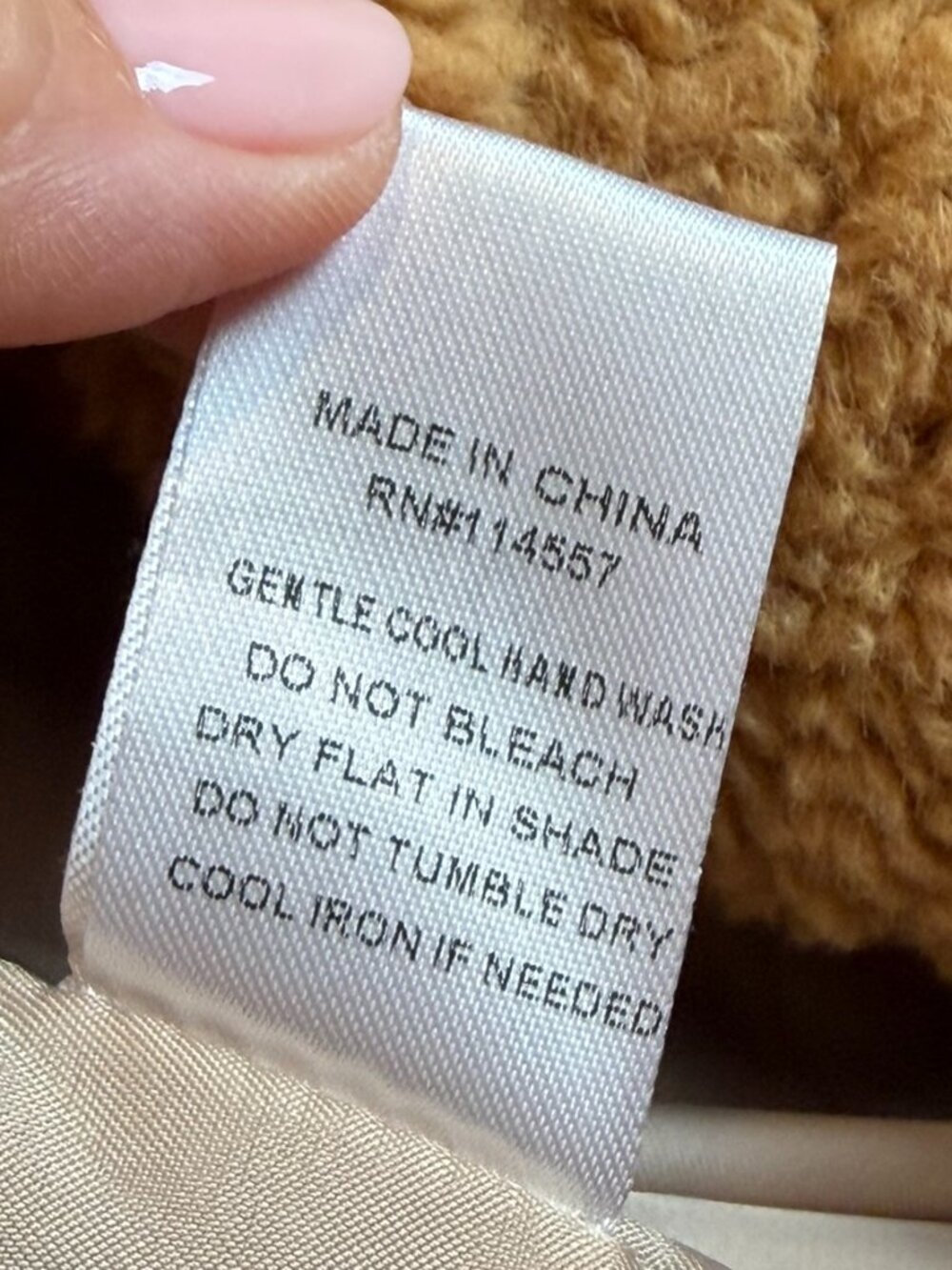THML Double Breasted Peacoat Size M Camel - Picture 8 of 8